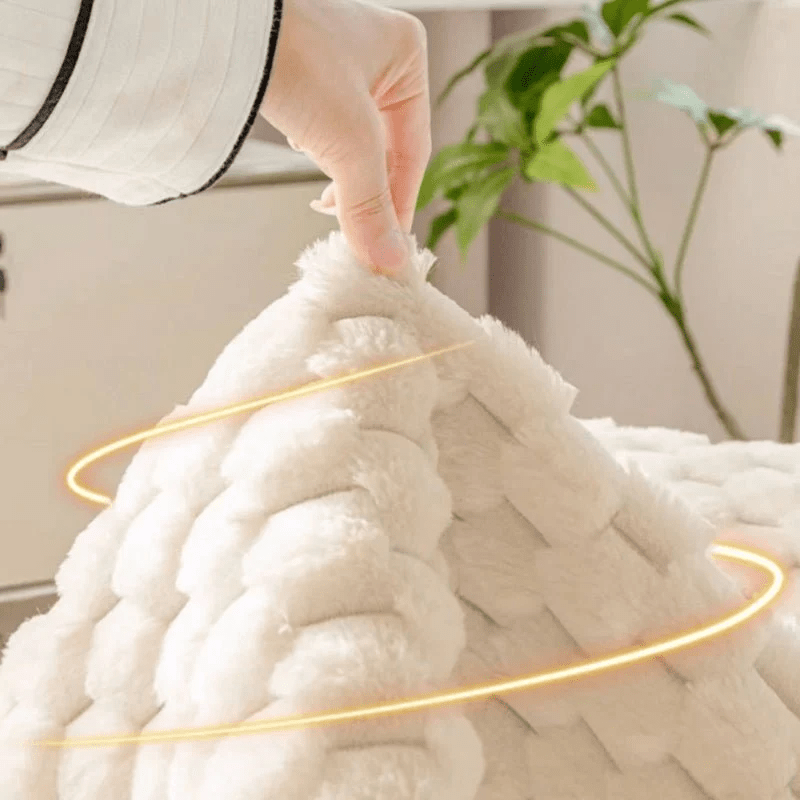 LumiNest™ Velvet Quilted Sofa Cover — Turn Your Couch Into a Warm, Plush Haven That Never Slips or Shivers