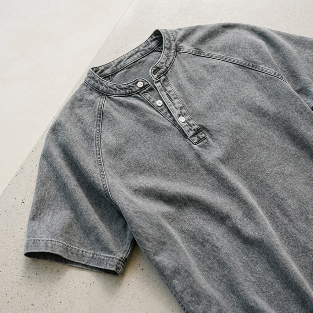 StridePulse™ Henley — Your Everyday Armor for Unmatched Comfort and Unstoppable Confidence