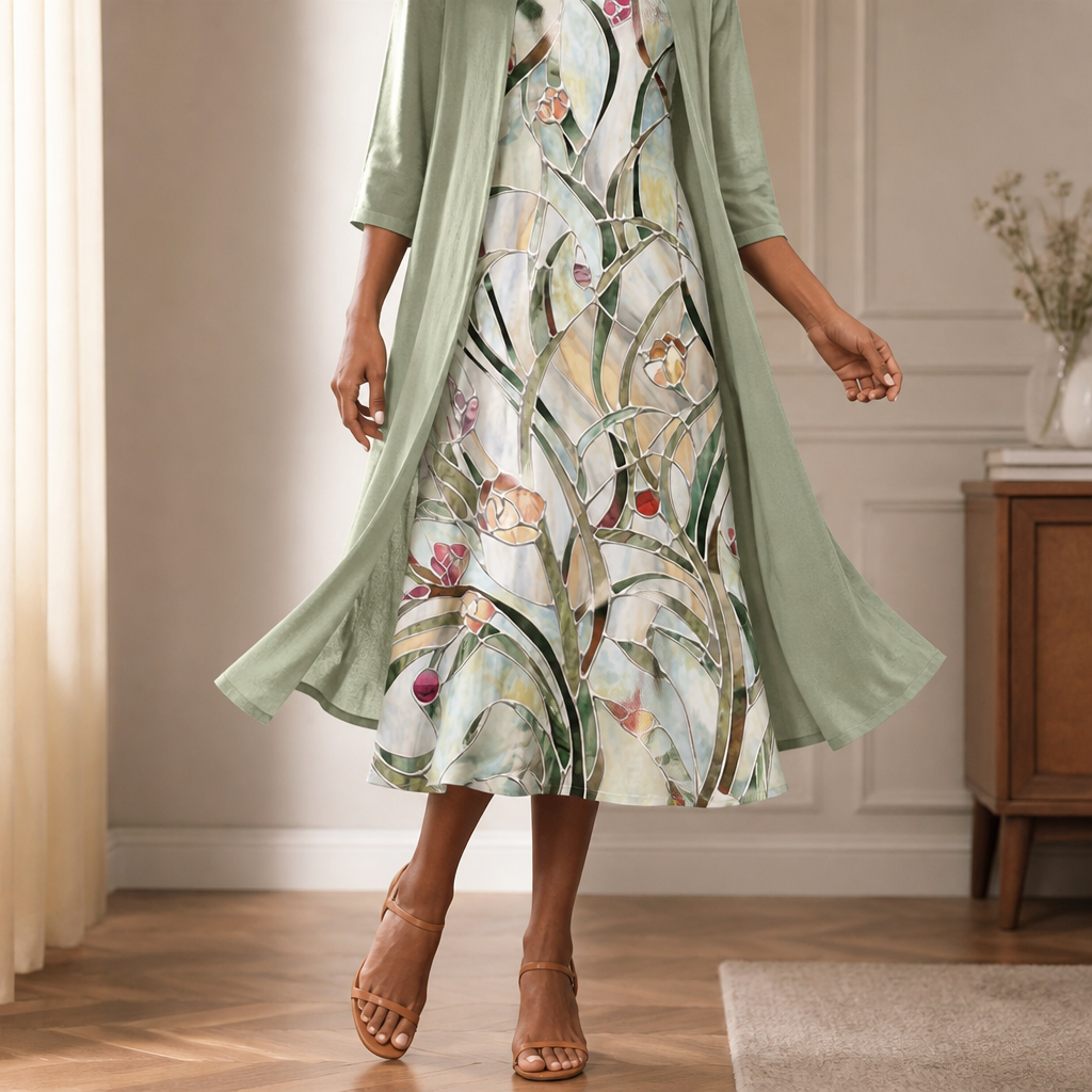 LumaBelle™ Two-Piece Maxi Set — Feel Radiant, Move Freely, Own Every Moment