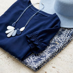 Ariselle™ – Relaxed Two-Piece Set with Soft Top and Printed Pants