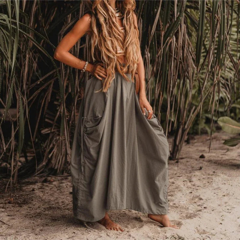 Veloura™ Maxi Skirt — Effortless Elegance with Freedom, Comfort, and Life-Saving Pockets