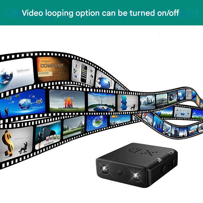 Mini Security Camera 1080P HD | 5 m IR Night Vision | Motion Sensor | Spotlight Lens