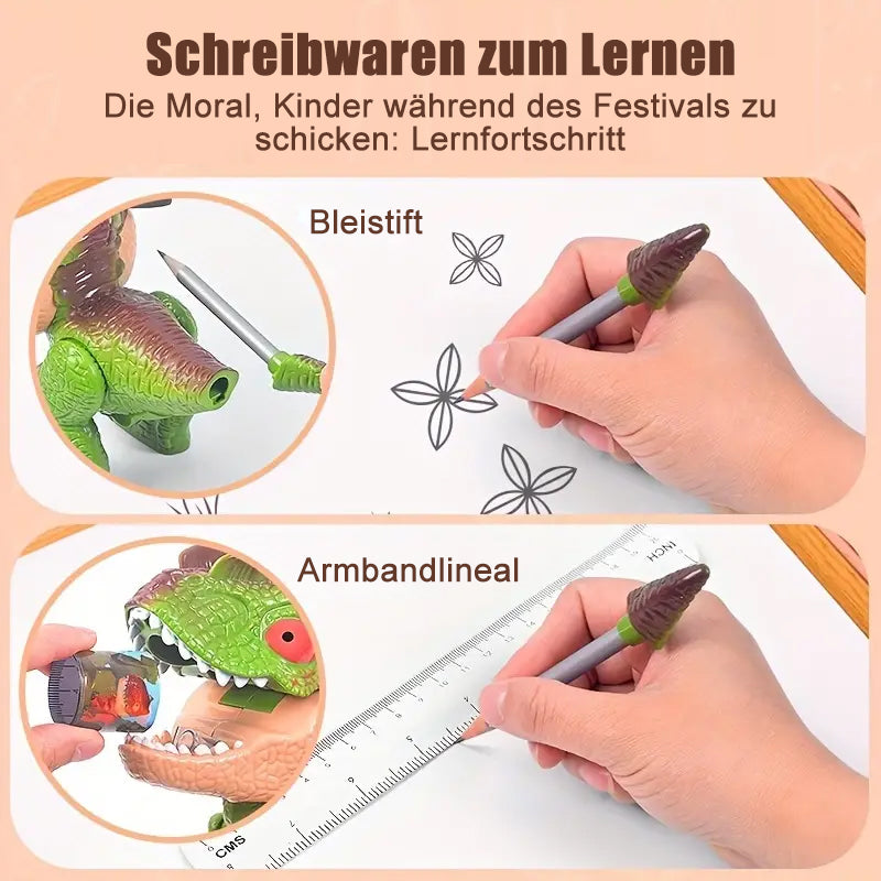 RexShield™ 5-in-1 Stationery — Ignite Your Child’s Creativity While Organizing Every Essential in One Playful Dinosaur