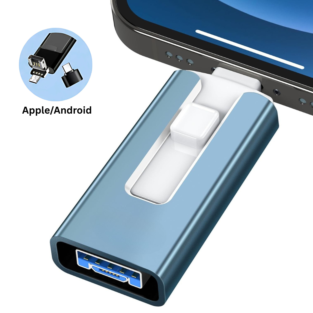 USB Stick | Expanded Storage Capacity | Multi-Port File Transfer | SnapStick