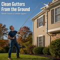 SkySweep™ — Power Through Gutters, Siding & Upper-Level Dirt Without Ladder Climbing