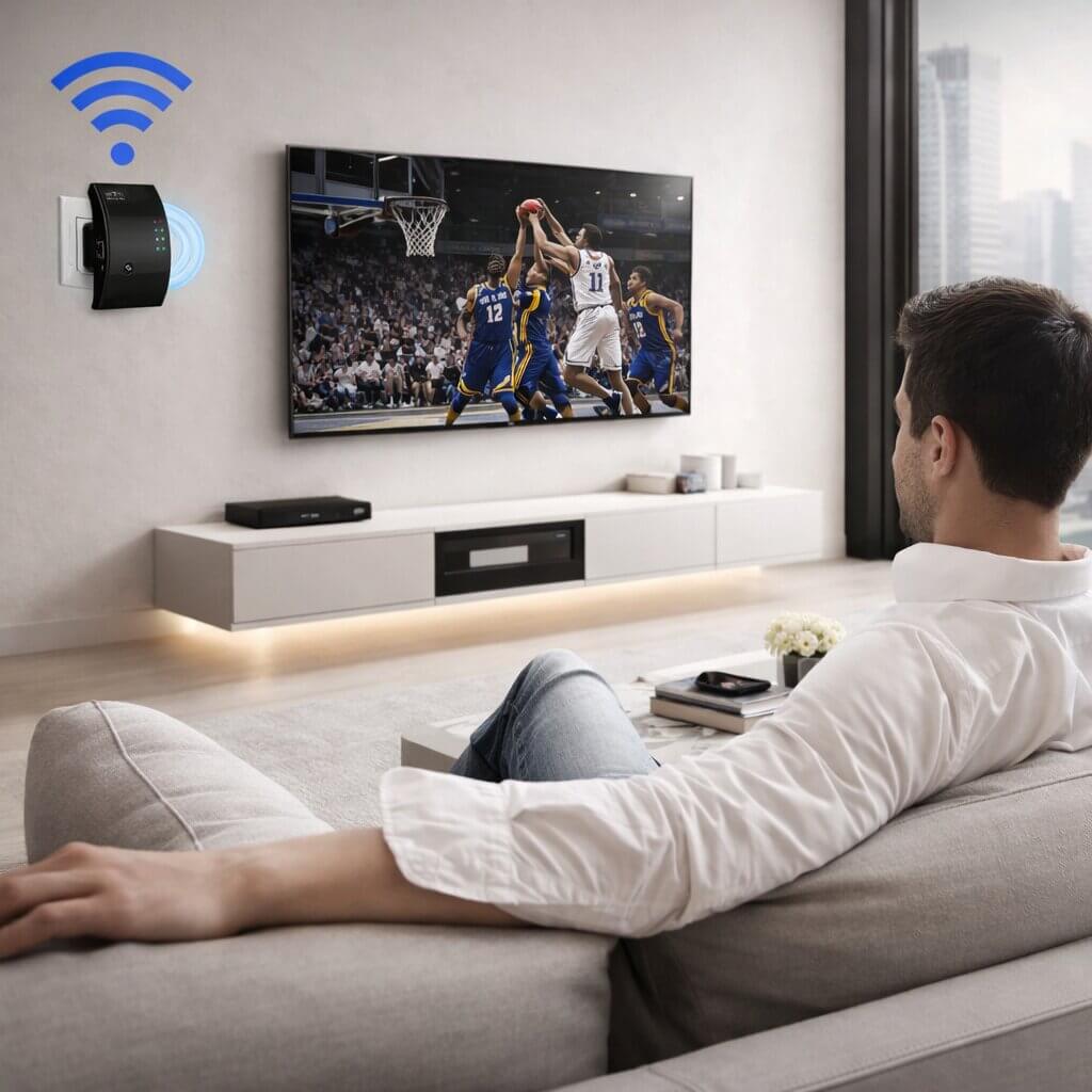 Signal Booster | Extended Range | Simple Plug and Play Installation | WiFiora