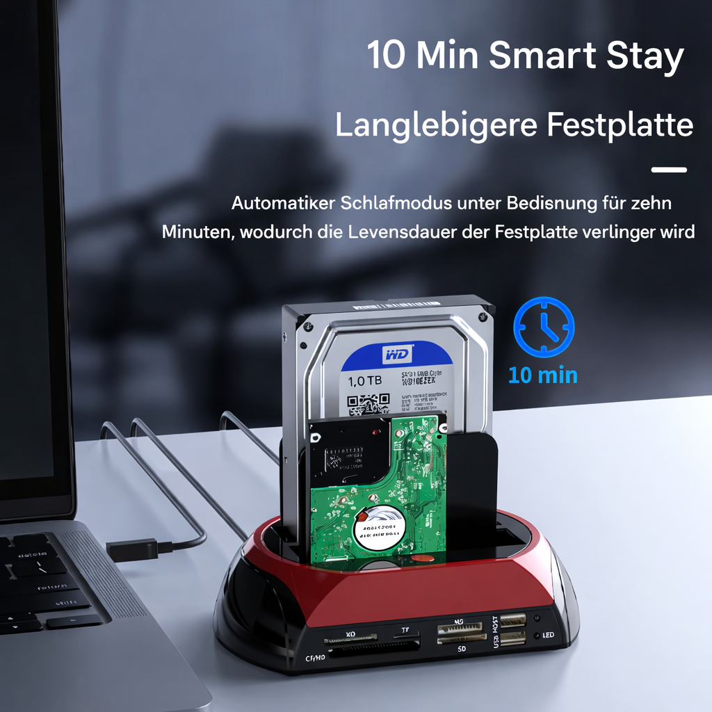 Hard Drive | Versatile Hard Drive Docking Station | Universal IDE & SATA Hub | TotalRecovery Dock