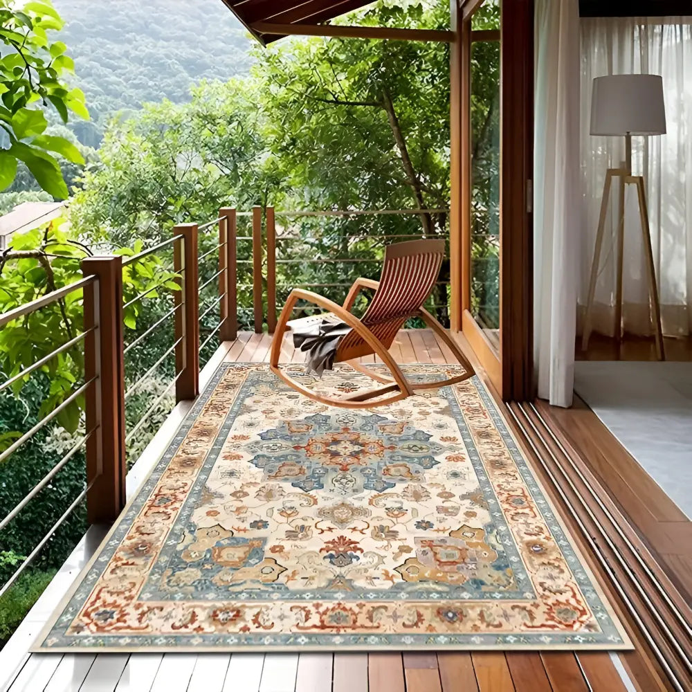 Outdoor Rug | Nordic Style | Non-Slip PVC Backing | FjordFloor