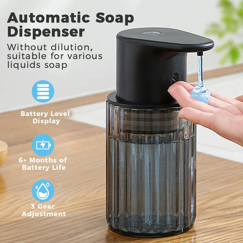 Automatic Soap Dispenser | Touch-Free Sensor Delivery | Rechargeable and Refillable | HygiaFlow