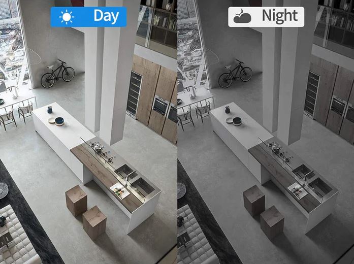 WiFi IP Camera | 120° Wide-Angle View | Infrared Night Vision & Two-Way Audio | Visorix