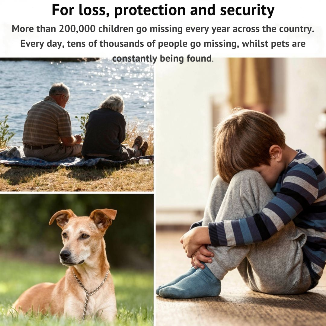 GPS Tracker | Mini GPS Tracker Subscription-Free | Live Tracking | Magnetic & Low-Profile | Locaro