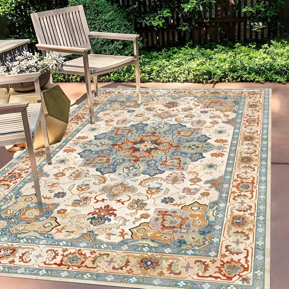 Outdoor Rug | Nordic Style | Non-Slip PVC Backing | FjordFloor