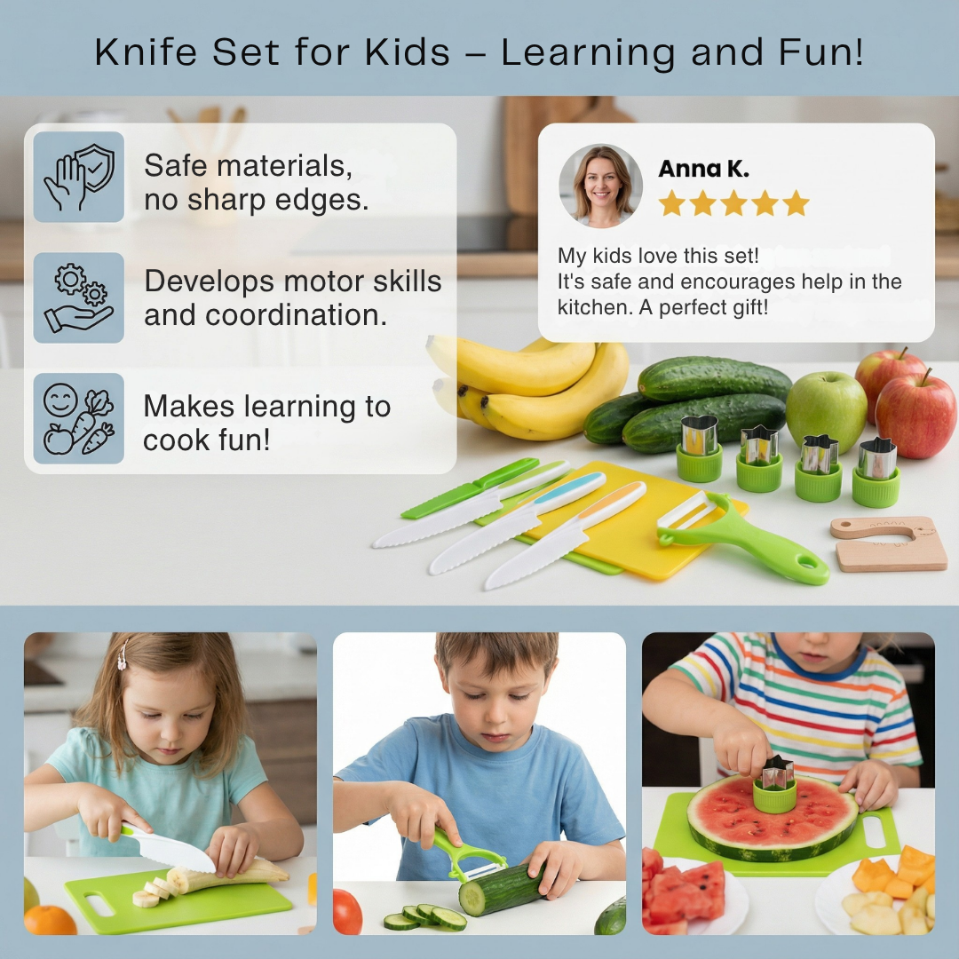 Culinimo™ Kids Kitchen Set — Empower Your Child’s Safe, Proud Culinary Adventure Every Day