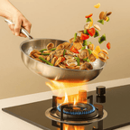 Stainless Steel | Sharp Searing Without Coating | Uniform Heat Distribution | TitanCore