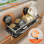 Kitchen Shelf | Powerful Suction Cup Attachment | Open Water Drainage | SnapShelf