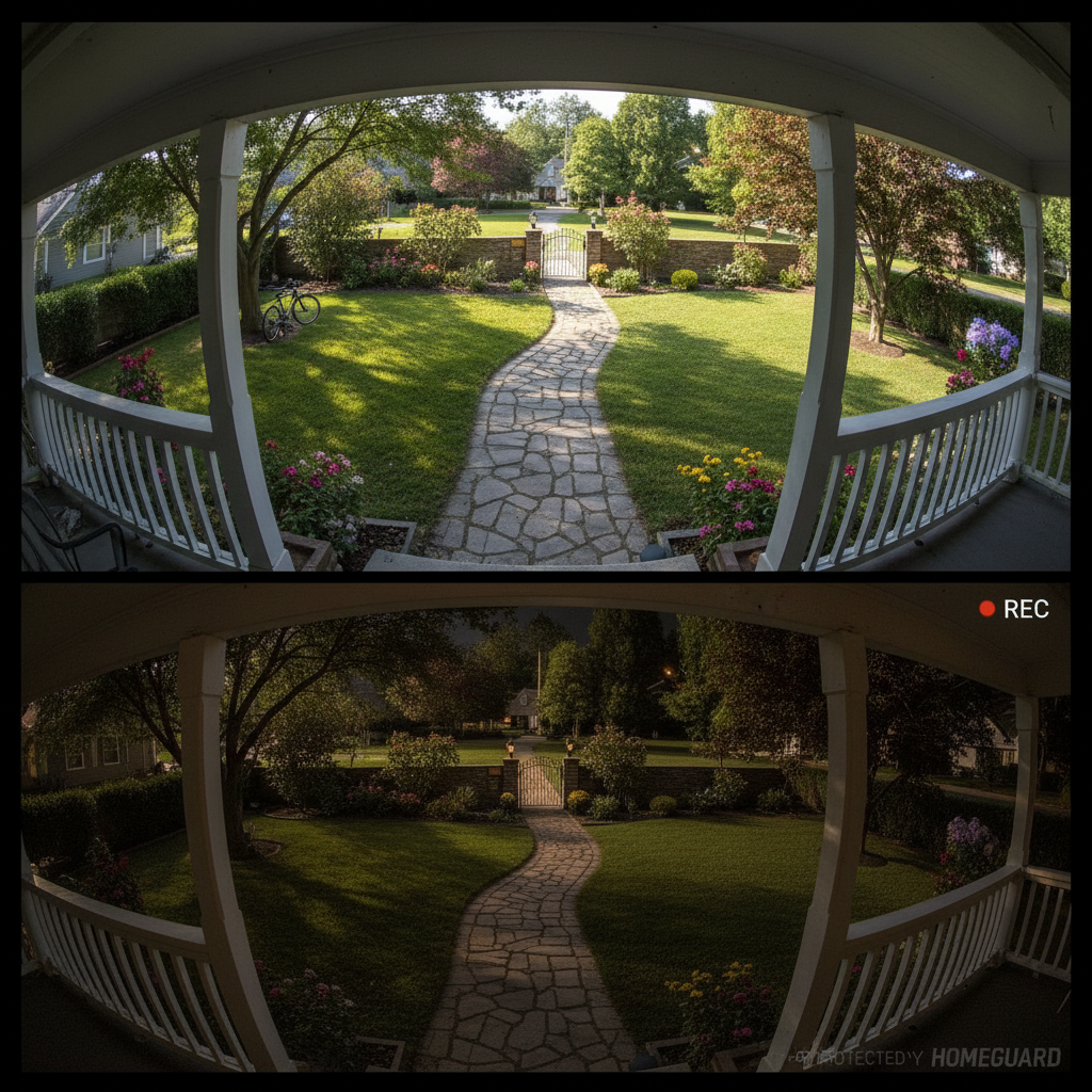 WiFi IP Camera | 120° Wide-Angle View | Infrared Night Vision & Two-Way Audio | Visorix
