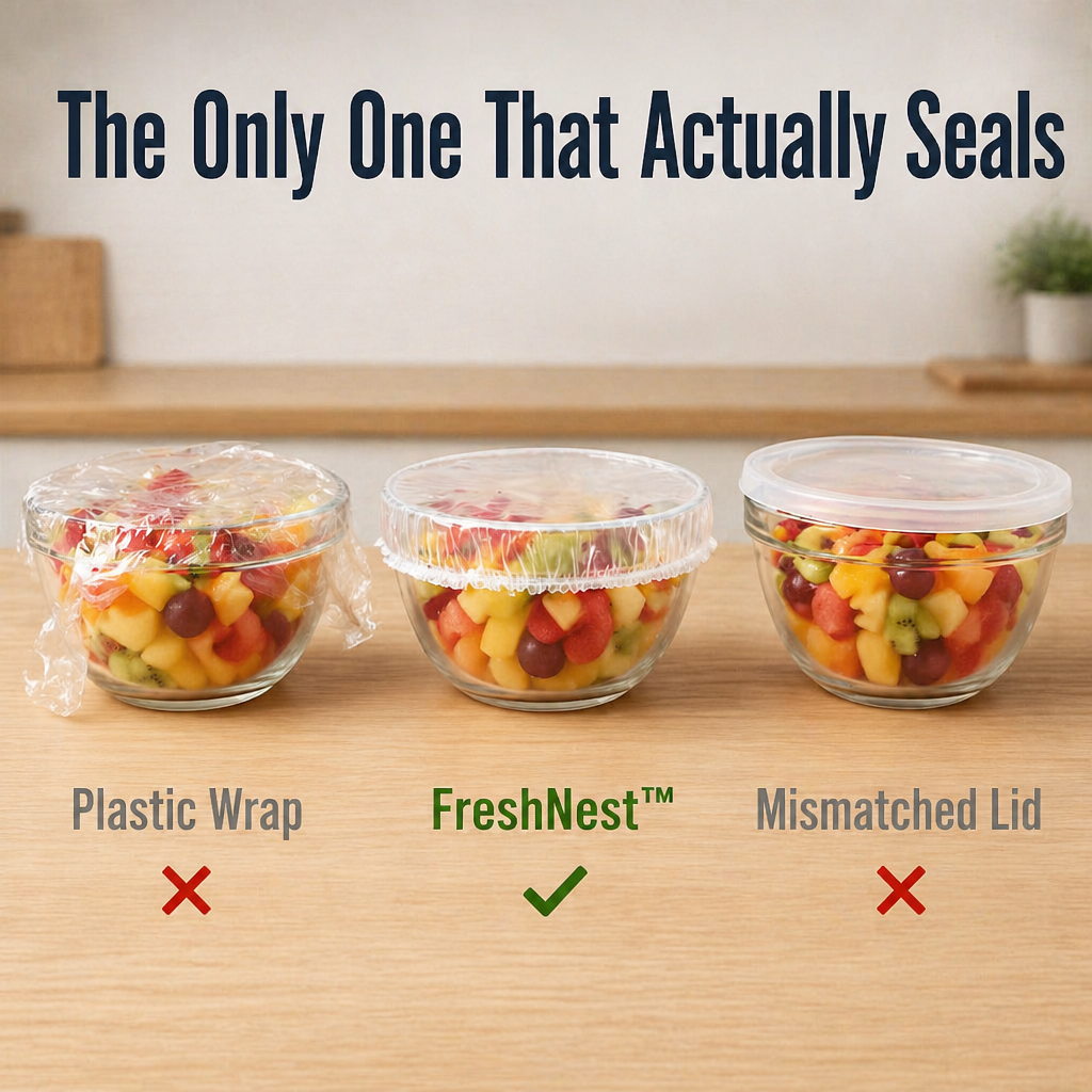 SealFlex™ — Effortless, Airtight Freshness That Saves Your Food and Sanity
