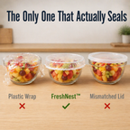 SealFlex™ — Effortless, Airtight Freshness That Saves Your Food and Sanity