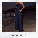 Vespera Luxe™ Strapless Jumpsuit — Own Every Room with Confidence and Flawless Fit