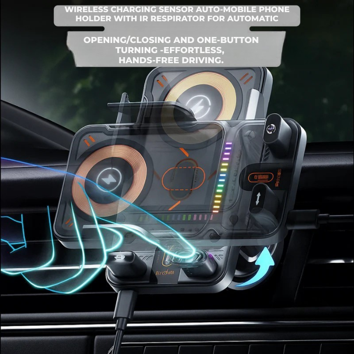 PowerNest™ — Lock In Safety and Power Your Phone Instantly for Stress-Free Driving