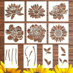 Blooming Flowers Stencil Set | Versatile | Reusable | Petalcraft