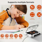 VivaPulse™ Portable CD Player — Unleash Your Music’s Pure Passion Everywhere You Go