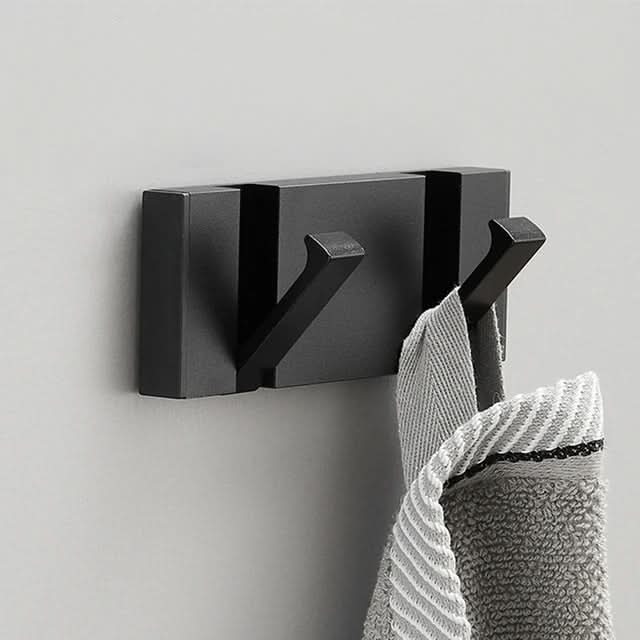 Foldable Wall Hook | Screw Mount or Self-Adhesive | Aerospace Aluminum | Hookwell