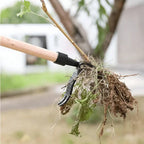 Weed Puller Alloy with Foot Lever | 4-Claw Root Remover | Chemical-Free Weed Control | RootRaus