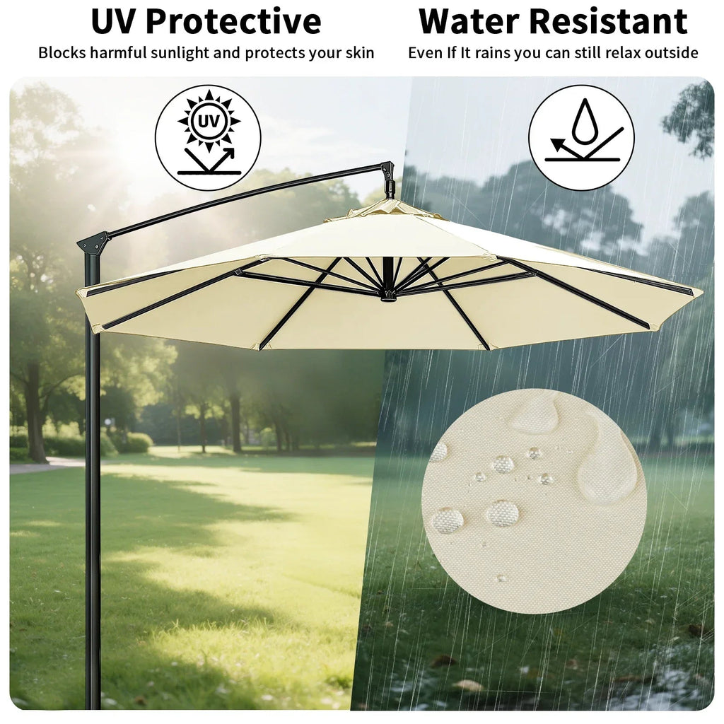 Sunshade Cover | Weatherproof Water-Repellent Shield | Ventilation Opening | TerraShade