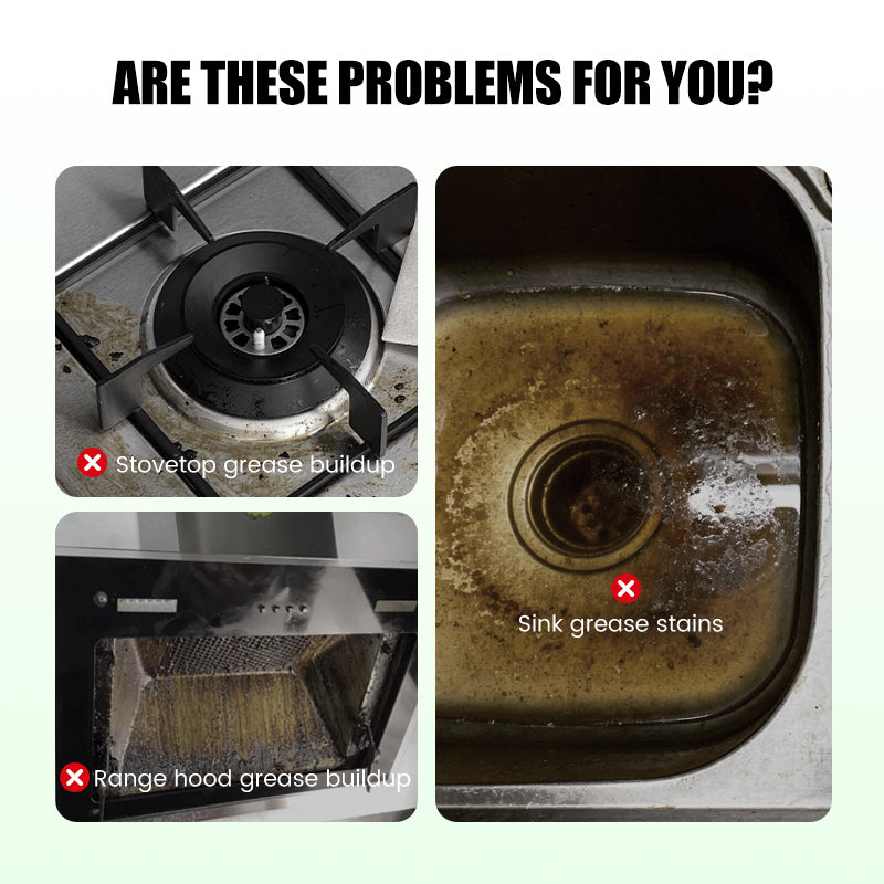 Grease Cleaner | No Residue | Fast Spray and Wipe | ShineEase