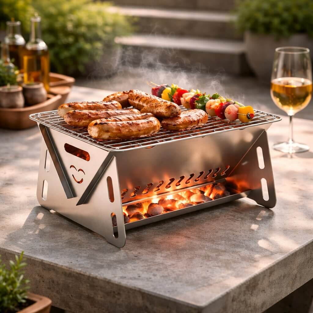 Charcoal Grill | Fast Setup | Sturdy Build | OutdoorFlamme