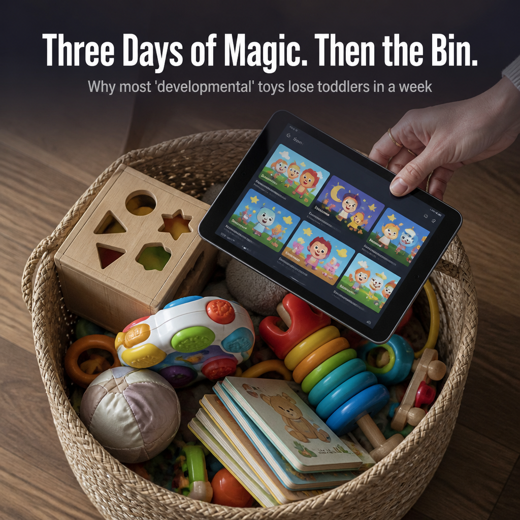 TwirlTale™ — Mesmerize Your Toddler with Hours of Calm, Screen-Free Magic