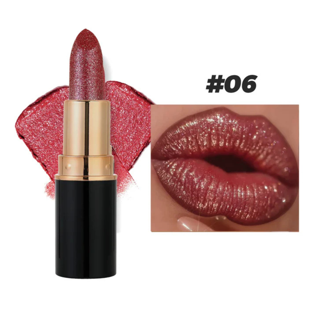 VivaLuxe™ Metallic Lip Shine — Unleash All-Day Radiance with Plush, Kiss-Proof Glamour