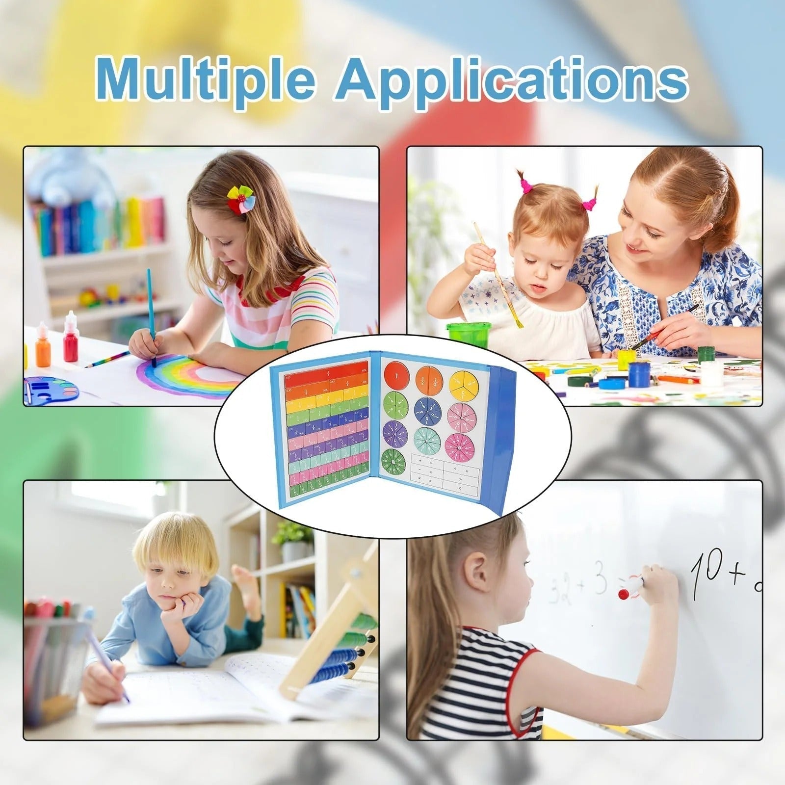 NumeriPlay™ Fraction Magnet Set — Ignite Your Child’s Joyful Journey to Math Mastery
