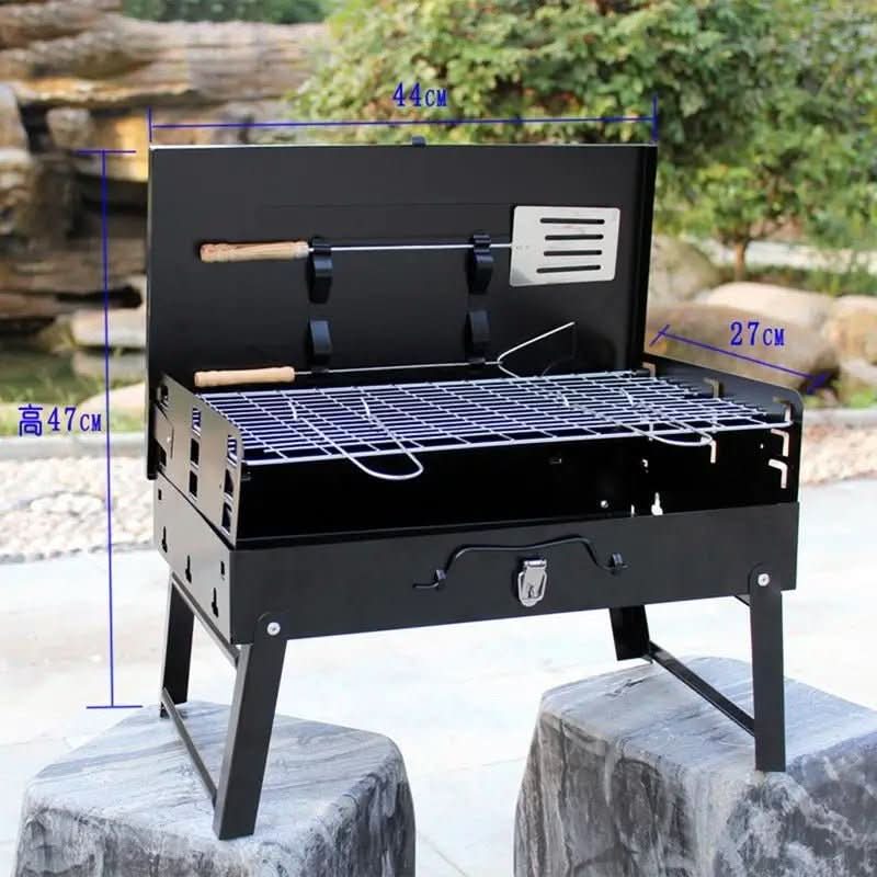 Foldable Steel Garden Grill | Powder-Coated BBQ | Garden & Camping | Foldfire