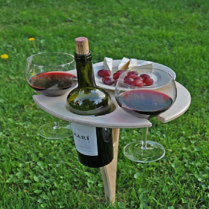 Foldable Picnic Table | Wooden Wine Rack | Portable & Foldable | PineFold