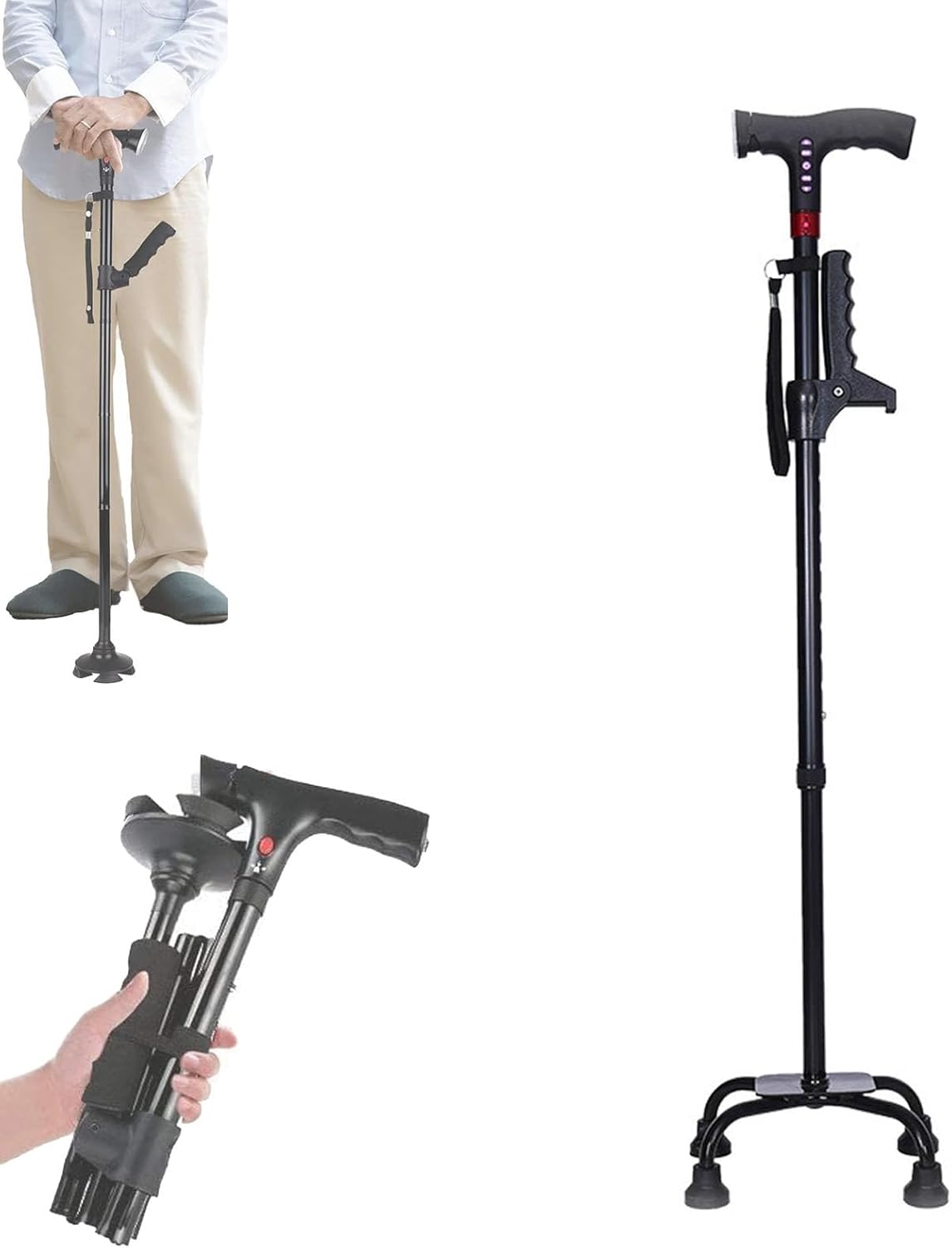 Walking Stick | Height Adjustable | Fall Alert | SmartCane