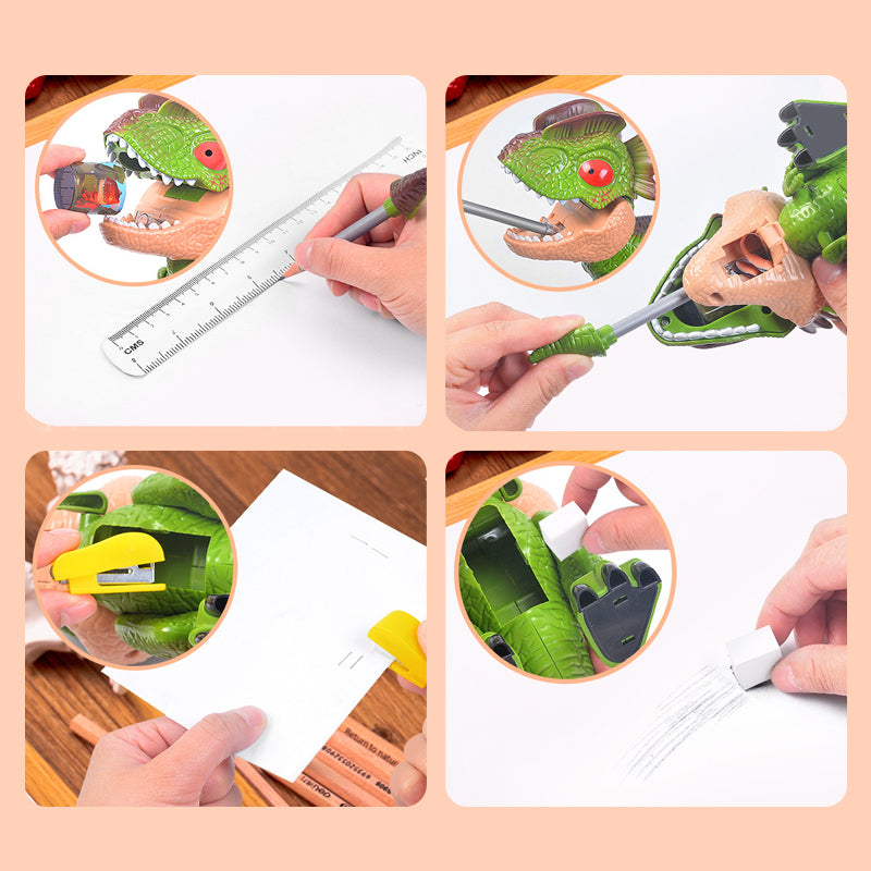 RexShield™ 5-in-1 Stationery — Ignite Your Child’s Creativity While Organizing Every Essential in One Playful Dinosaur