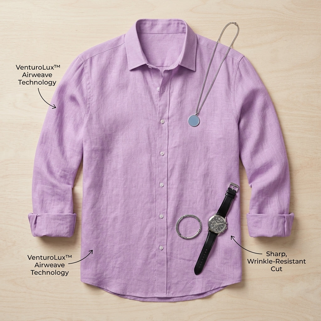 VenturoLux™ Shirt — Stay Cool, Sharp, and Unstoppable All Day Long