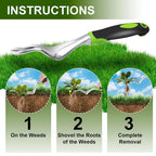 Ergonomic Aluminum Alloy Garden Hand Weeder