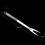 Stainless Steel Grill Tool Set | Includes Carrying Case for Travel | Safe Grip with Heat Shield | RostRanger