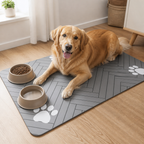 DogBedHouse Absorbent Waterproof Non-Slip Feeding Mat