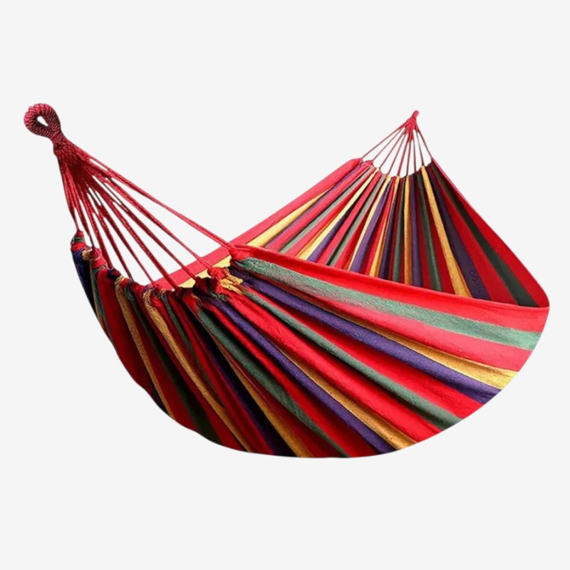Striped Hammock | Fast Setup | Slip-Resistant | LoungeFold