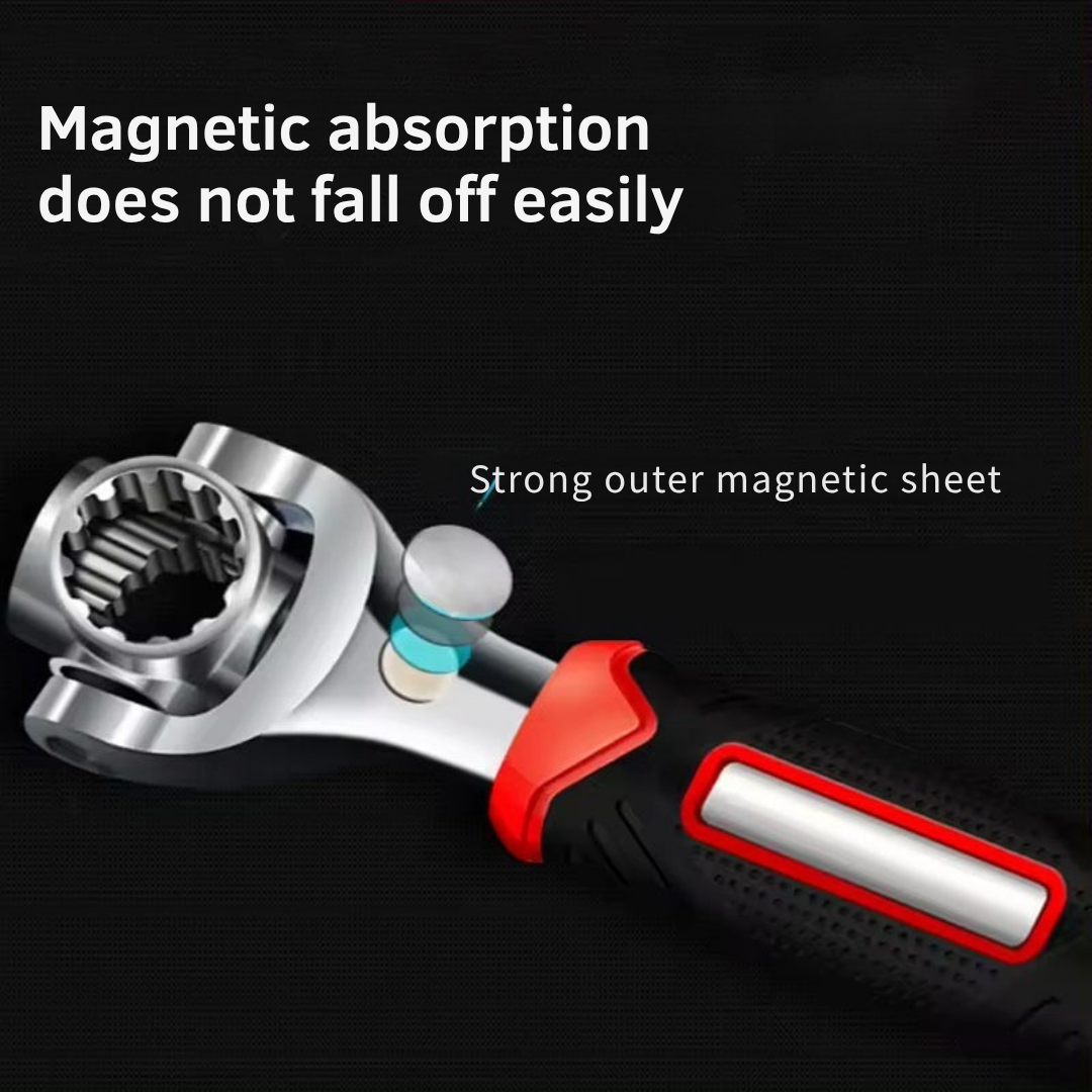 GripForce™ 48-IN-1 Multi-Wrench — Crush Every Bolt Fast with Effortless Power in Your Palm