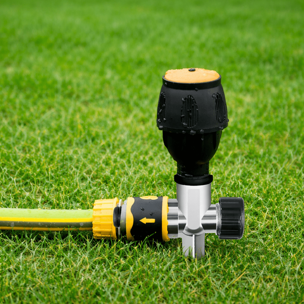 Automatic 360° Garden Watering | Fully Automated Lawn Sprinkler | Weather-Resistant | Spinflow
