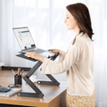 Laptop Stand | 360° Rotatable & Height Adjustable | For Healthy Posture | FlexStand 360