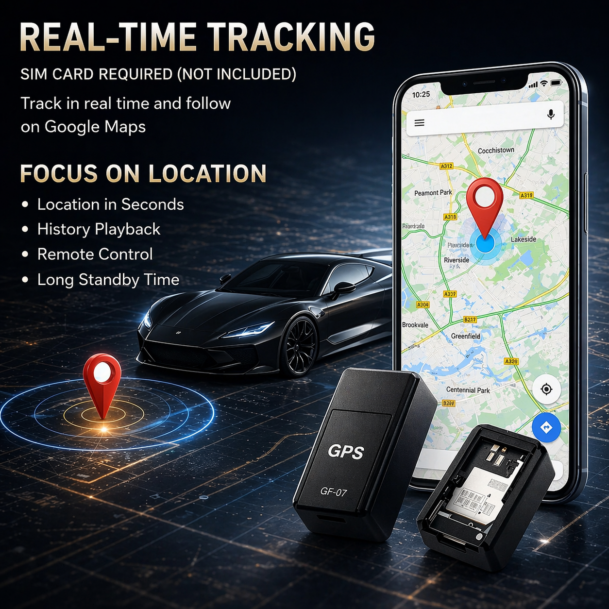 Mini GPS Tracker | Car Tracker with Magnet | Live Tracking | Magnetrax