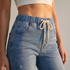VivaForma™ – Relaxed Pull-On Stretch Jeans with Adjustable Drawstring Waist