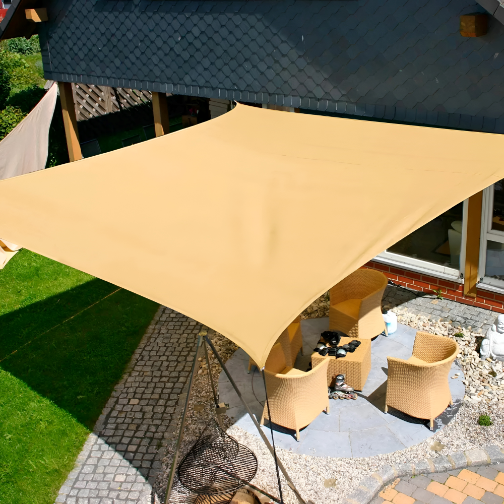 Rectangular Waterproof Sun Shade | Waterproof Outdoor Material | UV Defense | SkyCover