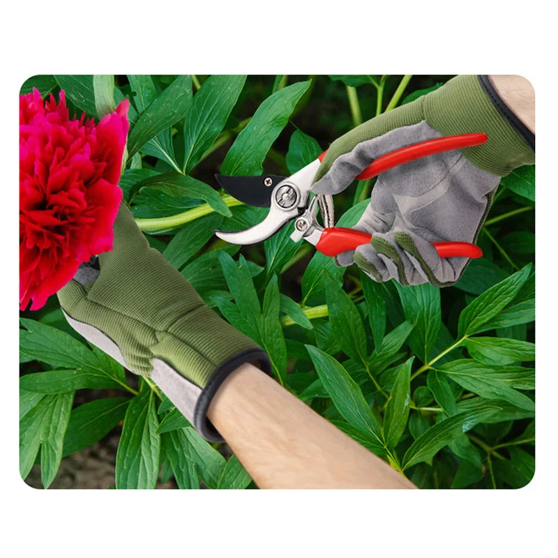 Garden Gloves | Cowhide Leather | Protection Against Thorns | Gripmoor